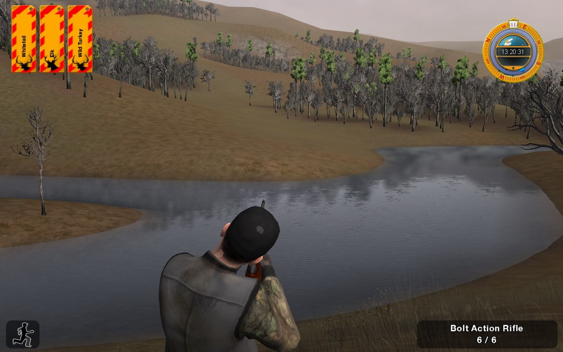 Online hunting game